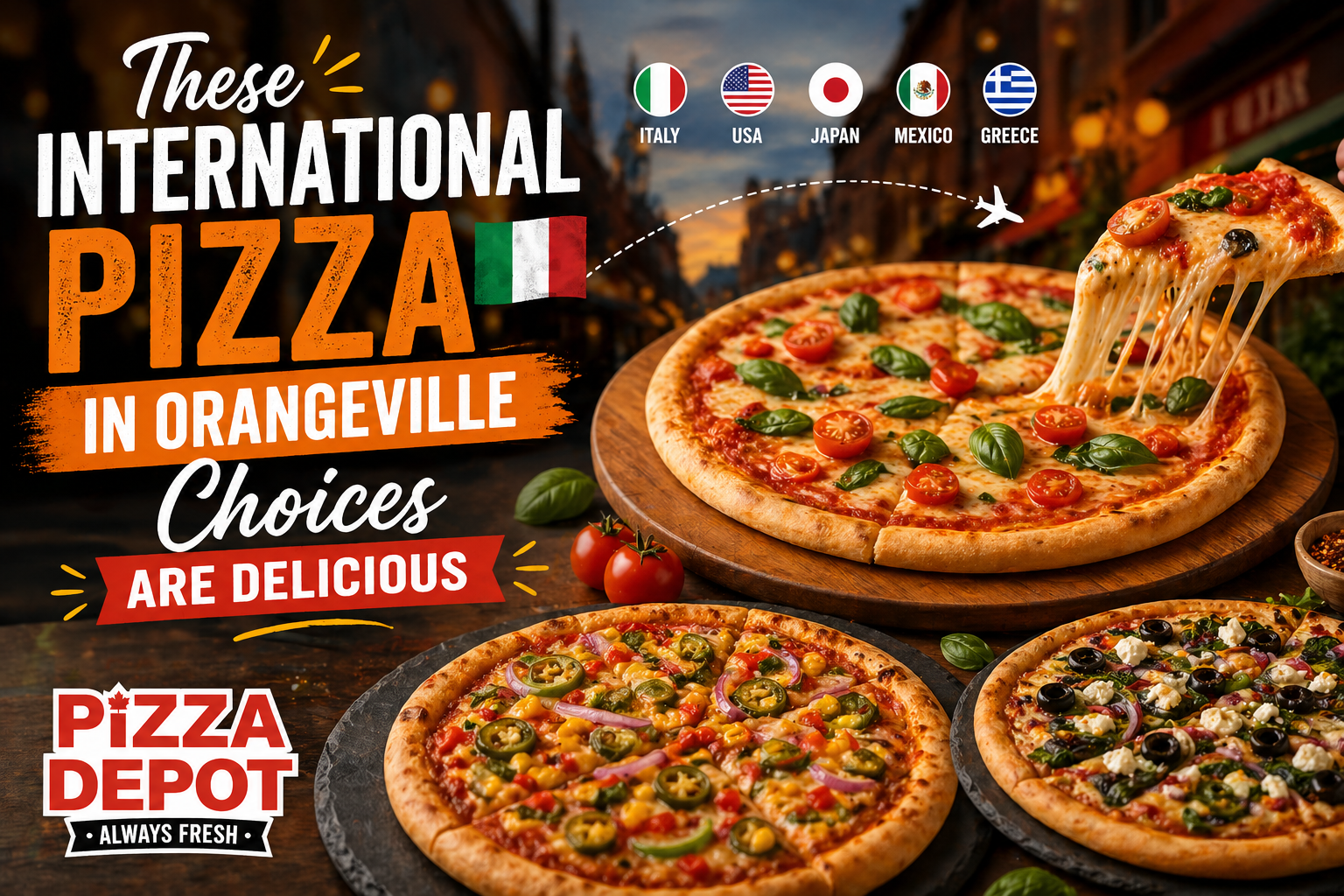 international pizza in Orangeville