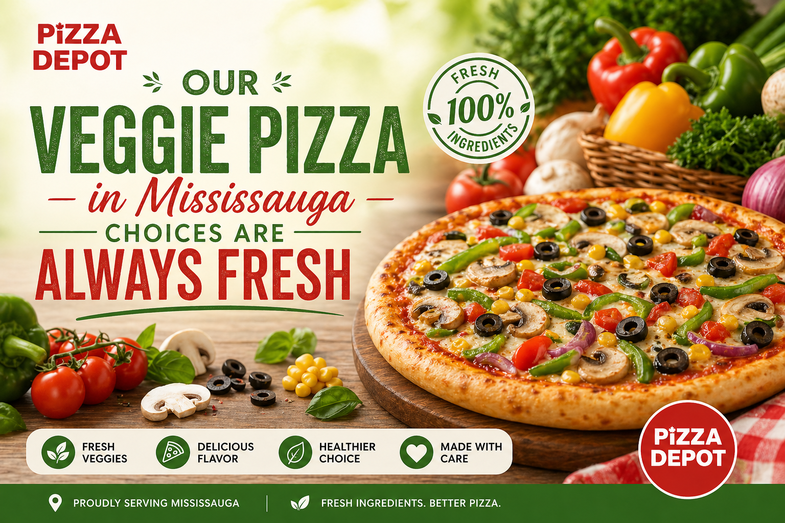 Veggie pizza Mississauga