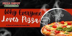 Black Modern Super Big Pizza