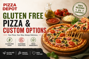 gluten free pizza delivery Pizza Depot